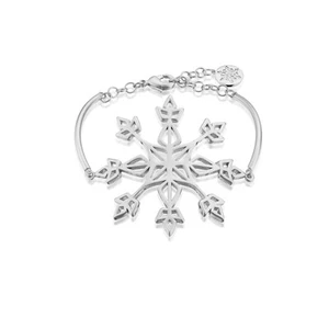 Disney Couture Kingdom - Frozen 2 - Elsa Snowflake Bracelet White Gold - Picture 1 of 2