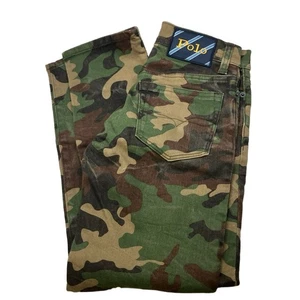 Polo Ralph Lauren Pants 8 Boy Camouflage Cargo Polo Branding Zip Fly  Streetwear - Picture 1 of 7