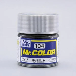 GUNZE C-104 MR. COLOR (10 ML) GUN CHROME - Picture 1 of 1