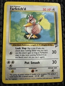 Farfetch'd 040/130 Base Set 2 Regular - Picture 1 of 2