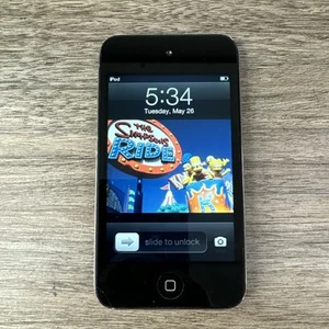 Apple iPod Touch A1367 4th Gen Black 8 GB MC544LL Preowned Tested Working - Picture 1 of 4