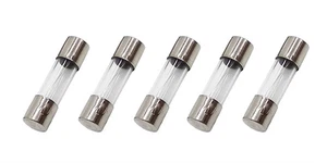 5 Pack of Optifuse GMA-250mA 0.25A 250V Fast Acting (Fast Blow) Glass Body Fuses - Picture 1 of 1