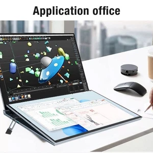 EU Plug 16in Laptop Ultra HD Dual Touchscreen 16GB DDR5 1TB SSD I7 1270P CPU NEW - Afbeelding 1 van 12