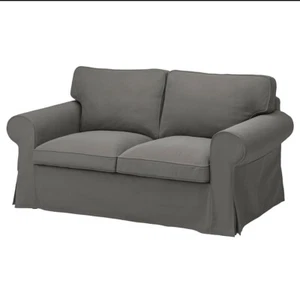 Ikea Bezug Set für Ektorp 2-Sitzer Sofa in Hakebo dunkelgrau 405.652.71 - Bild 1 von 4
