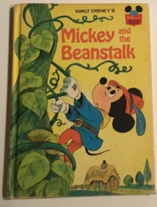 Walt Disney's Mickey and the Beanstalk 1973 Vintage Children's Book Hardcover - Picture 1 of 4