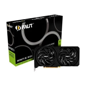 Palit GeForce RTX 4060 8GB GDDR6 Graphics Board NE64060019P1-1070L Infinity 2 - Picture 1 of 8