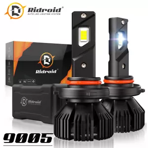Par 9005 HB3 LED Faro CANBUS Kit de Conversión Bombilla Haz Alto Blanco 6000K - Imagen 1 de 12