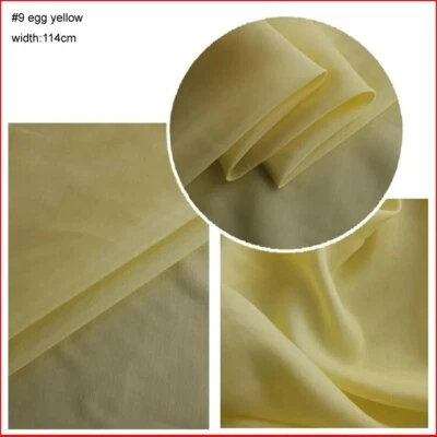 Forro de bufanda de tela de algodón de seda natural de 55"" por yardas de color liso  Foto 1 de 4