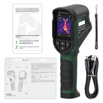 AMPBANK Thermal Imaging Camera for Water Pipe Leak and Power Electrical 128*128 Handheld