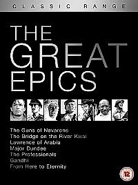 The Great Epics DVD (2016) Gregory Peck, Thompson (DIR) cert 12 8 discs - Image 1 of 1