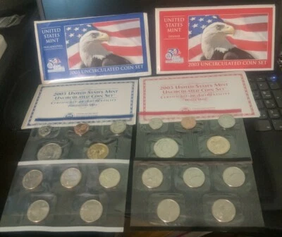 2003 U.S. MINT UNCIRCULATED MINT SET (20 COINS) P & D - Image 1 of 4