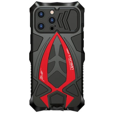Funda protectora de pantalla de vidrio con diseño de automóvil para iPhone 14 15 16 17 Pro Max Foto 1 de 4