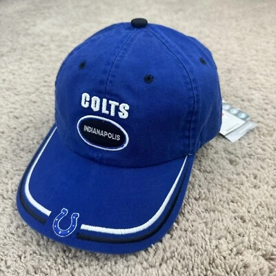 Кепка Indianapolis Colts Reebok Game Day сине-белая с овальной нашивкой папина кепка - Изображение 1 из 4