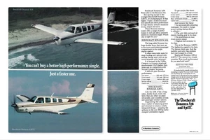 1981 Beechcraft Bonanza Aircraft ad 8/2/2024cc - Picture 1 of 1