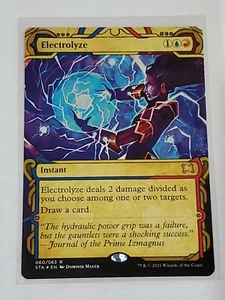 Electrolyze - Extended Art RARO MTG Strixhaven M/NM - Foto 1 di 2