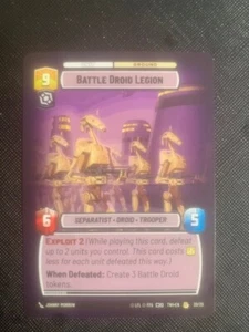 Star Wars Unlimited - Battle Droid Legion - TWI 20/20 - Selten - Bild 1 von 1