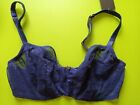 Autograph Marks & Spencer Navy Underwired Sheer Lace Balcony Bra 32DD