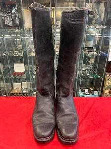 Genuine WW2 German Army Officers Jackboots Size UK9 Black Leather Knee High - Picture 1 of 8