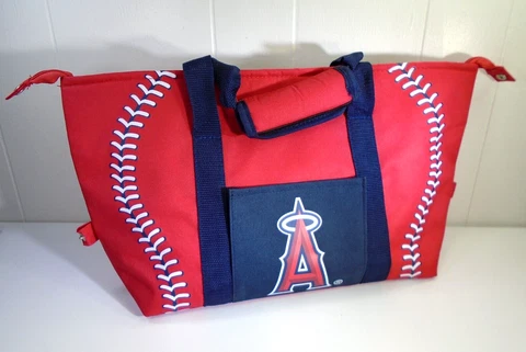 Los Angeles Angels Baseball Cooler Tote Bag Yakult Game-Day Picnic Lunch Bag RED Cover