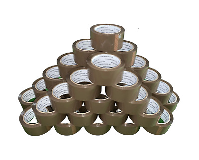 Tape 36 Roll Brown 66m Long X 48mm Parcel Tape Parcel Tape Packing Tape • 23.05£