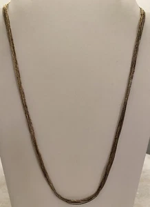 Liquid Sterling Silver 925 10 Strand Southwestern Necklace - Picture 1 of 5