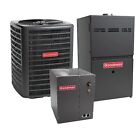 2.5 Ton Goodman AC & 80% AFUE 100,000 BTU Gas Furnace Upflow System with Coil