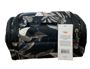 Neu Lug Mini Trolley Lily schwarz Print Kosmetik Reisetasche Handgepäck - Bild 1 von 9