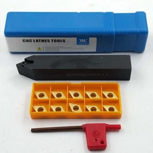 Herramienta de torno SDNCN 2020K11 soporte de giro externo + 10 piezas inserto de carburo DCMT11T304 - Imagen 1 de 6