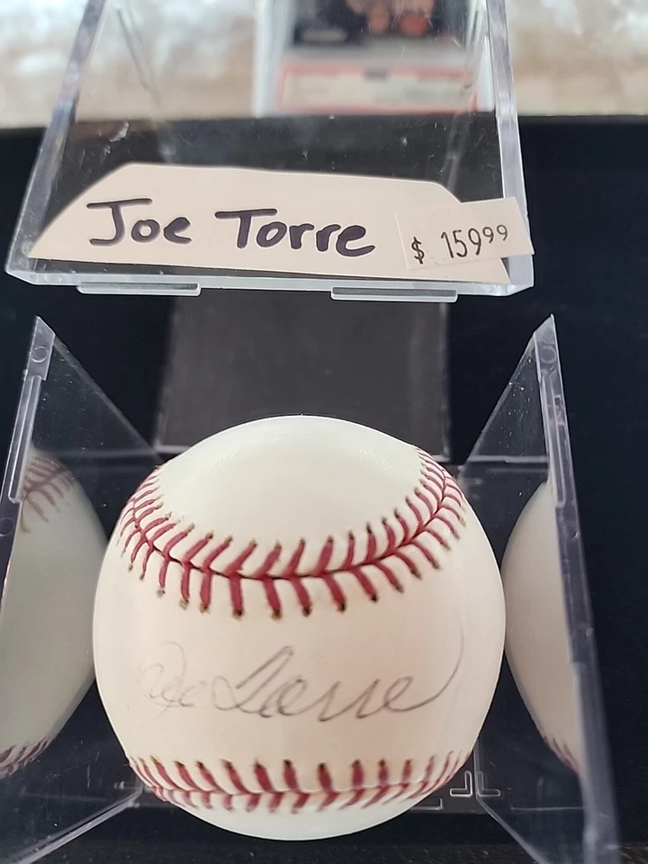 Joe Torre New York Yankees Autografiado OAL Béisbol (James Spence Certificado de Autenticidad) Foto 1 de 4