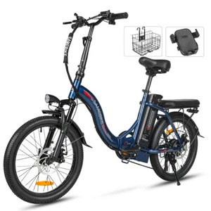 SAMEBIKE 20'' Electric Bike 560W Peak 7-Speed City Cruiser Ebike for Adults - Picture 1 of 17