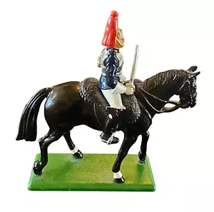 Vtg W Britain Horseback Cavalry British Queens Royal Guard Horse England 1988 - Picture 1 of 5