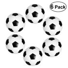 6PCS 32mm Table Football Balls Black/White
