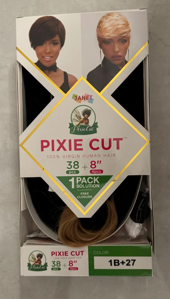 JANET PIXIE CUT 38 PIEZAS + 8"" (4 PIEZAS) #1B +27 Foto 1 de 1