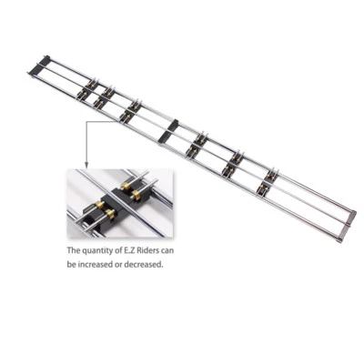 Model Locomotive HO Scale E-Z Riders Standard Track Roller Stand with 6 Trolleys - Image 1 of 4