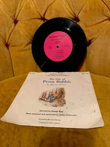 1971 Tale Of PETER RABBIT 33 1/3Rpm Scholastic Records Beatrix Potter George Ros - Picture 1 of 7