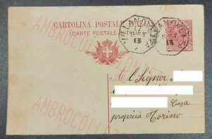 Cartolina Postale - Timbro Collettoria Ottagonale - Villanovetta Verzuolo 1913 - Picture 1 of 2