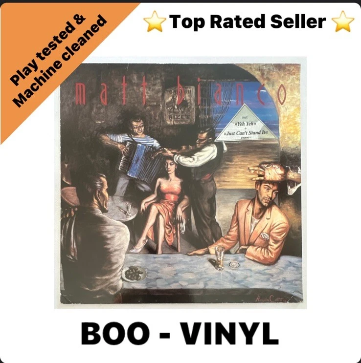 Matt Bianco - Self Titled Lp Vinyl Record WEA Records EX / VG Condition - Image 1 of 4