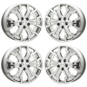 18" Nissan Pathfinder Bright Chrome wheels rims Factory OEM set 96469 EXCHANGE - Picture 1 of 8