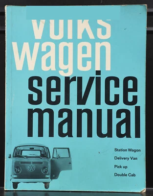 Volkswagen Sedán Escarabajo Bug Bus Transportador Manual de Servicio Paquete Foto 1 de 4