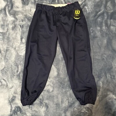 NUEVO - WILSON - Pantalones de béisbol softbol para mujer - Lanzamiento rápido - Talla XL Azul marino Foto 1 de 3