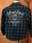 Arizona Jeans Co. Youth Button Down. West End Motorcycle Co. Size 10-12