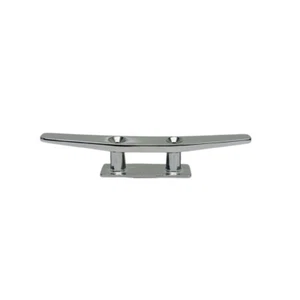 10" Marine Stainless Steel Low Flat Cleat Flat Top Dock Deck Rope Yacht - Picture 1 of 7