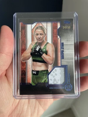 Molly McCann Knockout Relic Blue /50 - 2025 Topps Knockout UFC #KOR-MM - Image 1 of 2