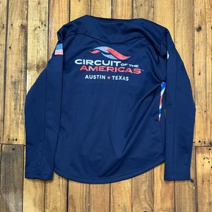 Custom Circuit Of The Americas Jacket Navy Blue Adult Small Austin Texas COTA - Picture 1 of 10