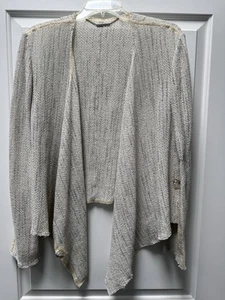 Elie Tahari Jacket Women’s Size XL Wrap Blazer Ragged Edges Business Casual - Picture 1 of 11