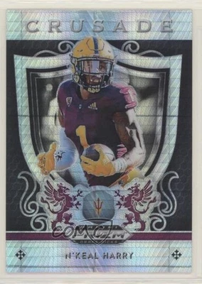 2019 Panini Prizm Draft Crusade Hyper Prizm /75 N'Keal Harry #8 Rookie RC - Image 1 of 2