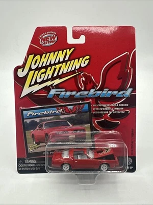 Pontiac Firebird 1978 Johnny Lightning White Lightning Chase rojo - nuevo Foto 1 de 2