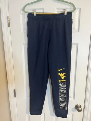 Used WVU Nike Dri-fit Sweatpants. Medium - Image 1 of 3