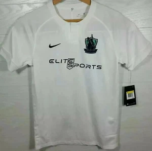 Elite Sports Scott Gallagher Fußball Kurzarm Shirt blau Nike Dri Fit Small - Bild 1 von 3