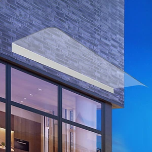 40*120cm 0.13" Thickened Elevation Installation Transparent Outdoor Canopy - Picture 1 of 14